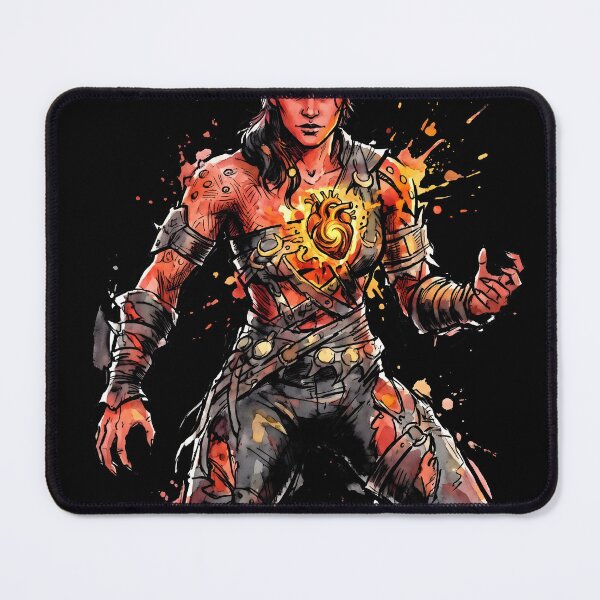 Item preview, Karlach Baldur's Gate 3 Ink Gaming Graphic Tee designed and sold by Senpaiwaves.