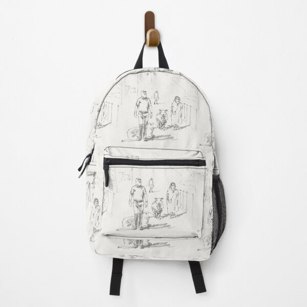 Item preview, Sheep on the sidewalk drawing  designed and sold by MikeJory.