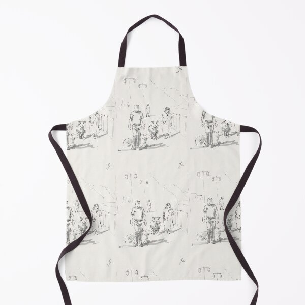 Item preview, Sheep on the sidewalk drawing designed and sold by MikeJory.