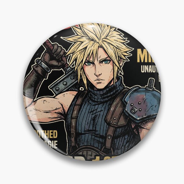 Item preview, Cloud Strife Final Fantasy VII Bootleg Gaming Graphic Tee designed and sold by Senpaiwaves.