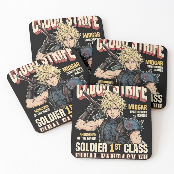 Item preview, Cloud Strife Final Fantasy VII Bootleg Gaming Graphic Tee designed and sold by Senpaiwaves.