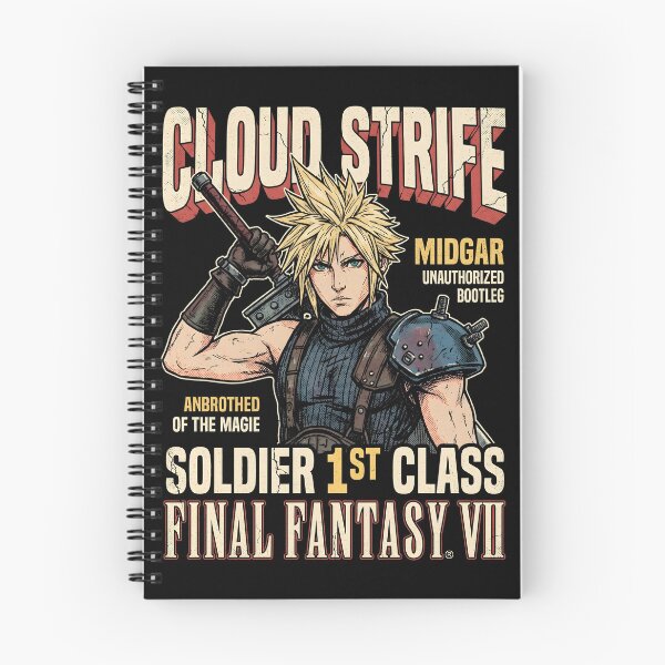 Item preview, Cloud Strife Final Fantasy VII Bootleg Gaming Graphic Tee designed and sold by Senpaiwaves.