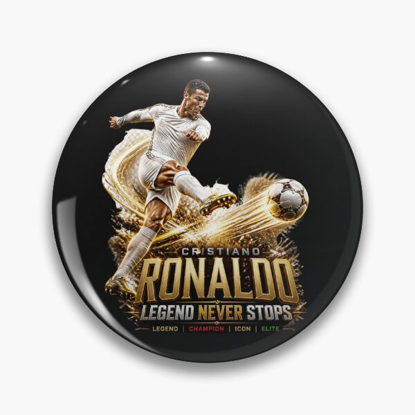 Item preview, Cristiano Ronaldo Legend Never Stops Dynamic Football Digital Art designed and sold by tareankush.