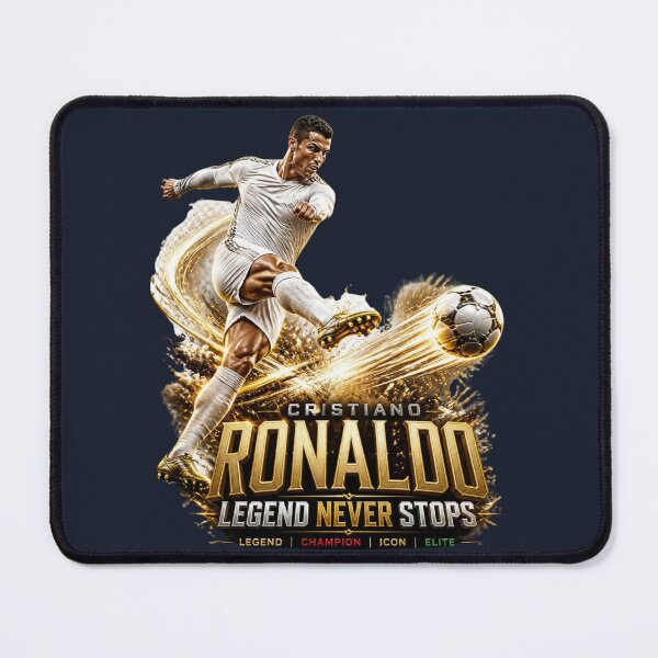 Item preview, Cristiano Ronaldo Legend Never Stops Dynamic Football Digital Art designed and sold by tareankush.