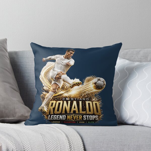 Item preview, Cristiano Ronaldo Legend Never Stops Dynamic Football Digital Art designed and sold by tareankush.