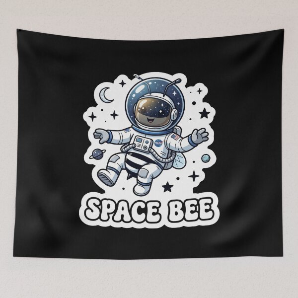 Item preview, Cute Astronaut Bee Floating in Space designed and sold by Owcomm.