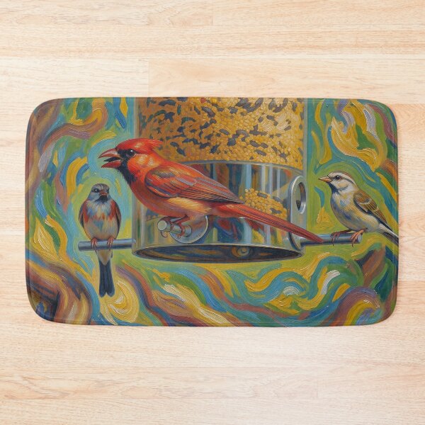 Item preview, Feeding Birds designed and sold by tomorrowsart.