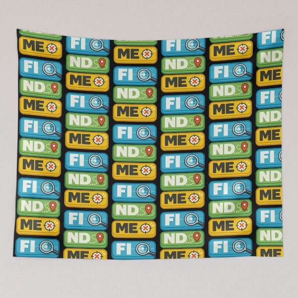 Item preview, FI ND ME Typography Design | Find Me Quote Design designed and sold by TeeTimeTreasure.