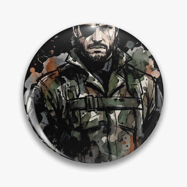 Item preview, Big Boss Metal Gear Solid Ink Gaming Graphic Tee designed and sold by Senpaiwaves.