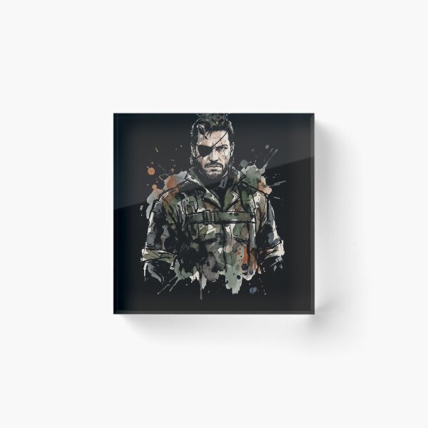 Item preview, Big Boss Metal Gear Solid Ink Gaming Graphic Tee designed and sold by Senpaiwaves.