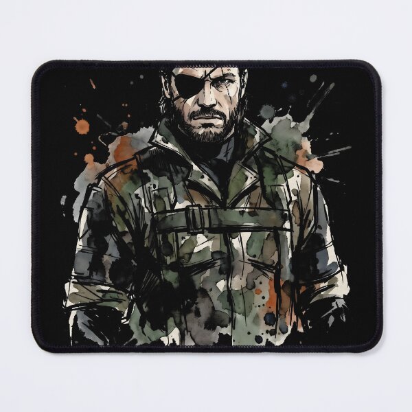 Item preview, Big Boss Metal Gear Solid Ink Gaming Graphic Tee designed and sold by Senpaiwaves.