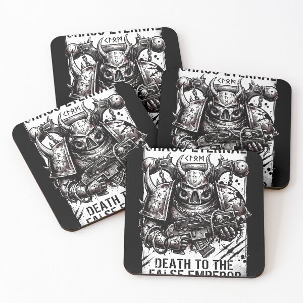 Item preview, Chaos Space Marine Warhammer 40,000 Grunge Gaming Graphic Tee designed and sold by Senpaiwaves.