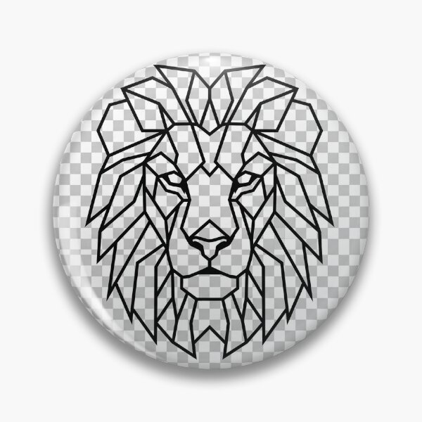 Item preview, Geometric Lion Minimalist Line Art - Aesthetic Modern Wild Animal Design designed and sold by Ghazali Designs .