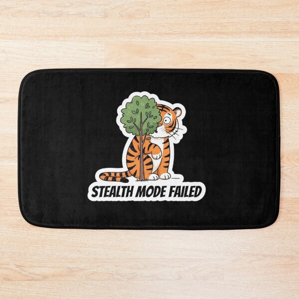 Item preview, Funny Tiger Hiding Behind A Tree designed and sold by Owcomm.