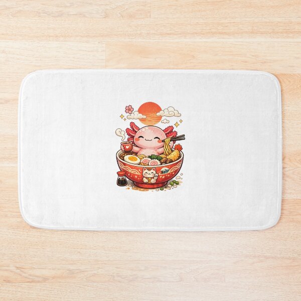 Item preview, Cute Kawaii Axolotl Ramen Lover – Japanese Noodle Bowl Anime Style designed and sold by  ADBIB Design.