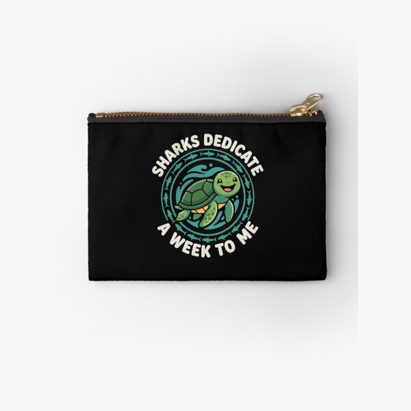 Item preview, Sharks Dedicate A Week To Me Funny Turtle Marine Life Ocean Animal Humor designed and sold by SofenArt.