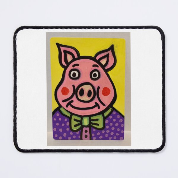 Item preview, Fancy Pig in Polka Dot Shirt Cartoon designed and sold by aidefashions.