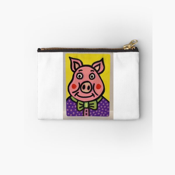 Item preview, Fancy Pig in Polka Dot Shirt Cartoon designed and sold by aidefashions.