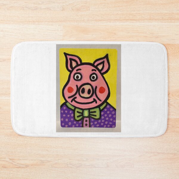 Item preview, Fancy Pig in Polka Dot Shirt Cartoon designed and sold by aidefashions.