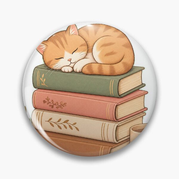 Item preview, JUST ONE MORE PAGE Cat on Books | Cozy Reading Aesthetic Design designed and sold by Ahmed Nedji.