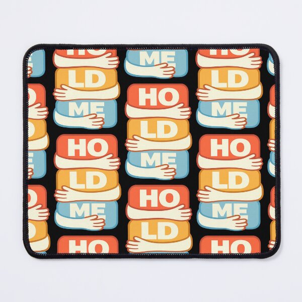 Item preview, HOLD ME Typography Design | Cute Hugging Arms Love Design designed and sold by TeeTimeTreasure.