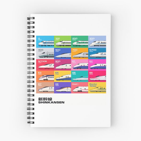 Item preview, Shinkansen Bullet Train Grid Pattern designed and sold by diramedinedi.