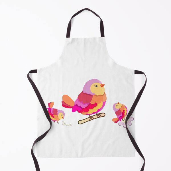 Item preview, Cute Colorful Mama Bird with Baby Birds Family designed and sold by MigWhimsy.