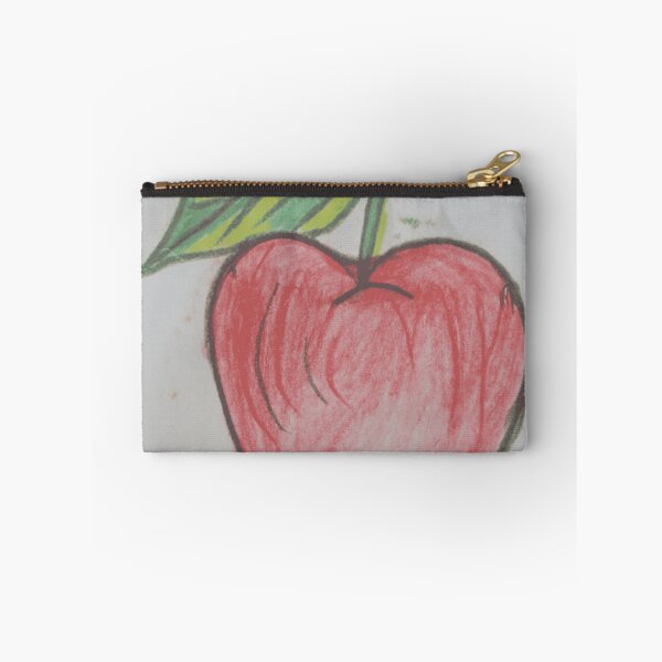 Item preview, Fresh Red Apple Colored Pencil Sketch designed and sold by NatureCanvaCo.