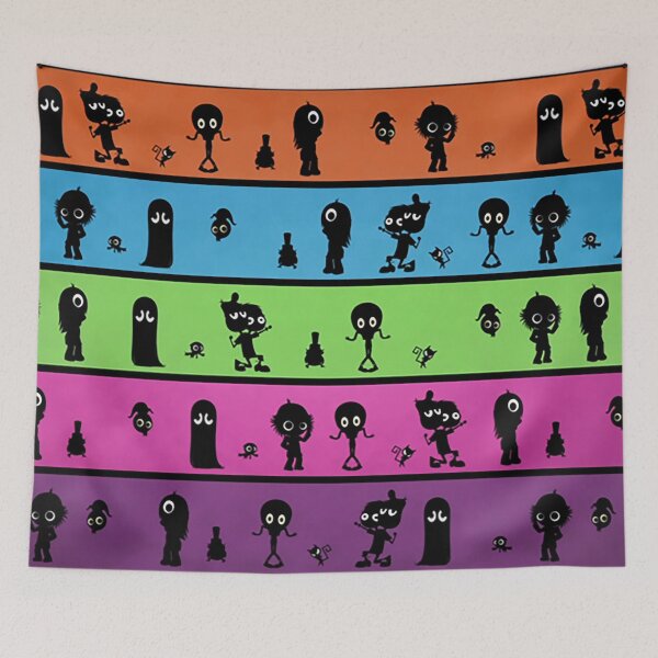 Item preview, Ruby Crew Colored Wallpaper designed and sold by QueenAlicorn.