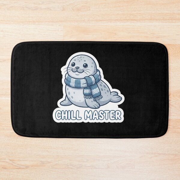 Item preview, Cute Baby Seal With Cozy Scarf designed and sold by Owcomm.