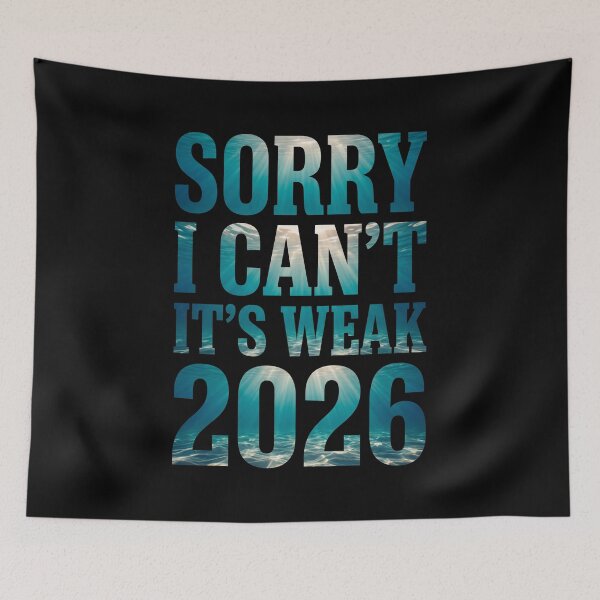Item preview, Sorry I Can't It's Weak 2026 Fitness Gym Weightlifting Humor designed and sold by SofenArt.