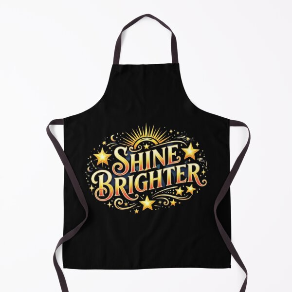 Item preview, Shine Brighter Motivational Typography T-Shirt | Celestial Positive Quote | Colorful Inspirational Graphic Tee designed and sold by Faisal Shah.