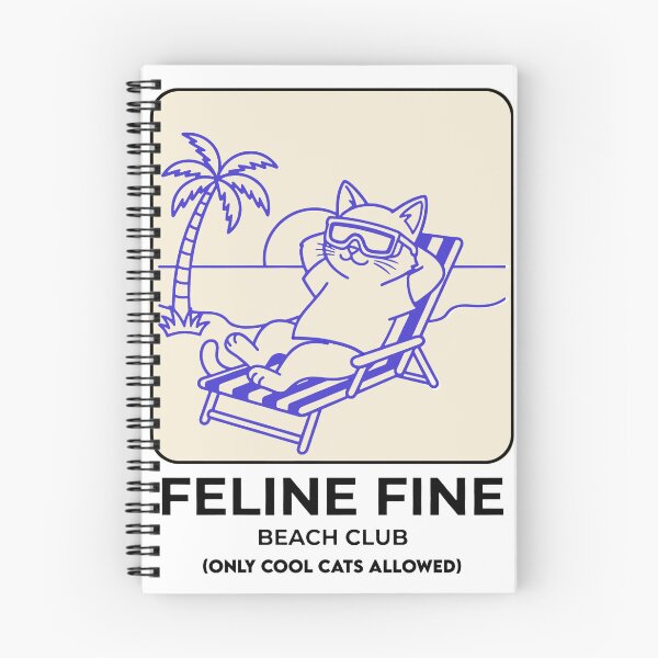 Item preview, Cool Cat Feline Fine Beach Club designed and sold by RonitAsthana.