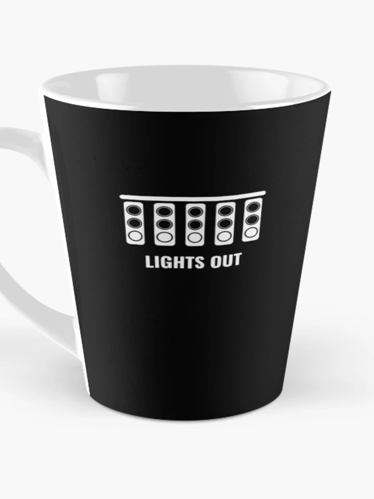 Thumbnail 3 of 4, Coffee Mug, Lights Out - Drag Racing Starting Lights Design designed and sold by RageLine.