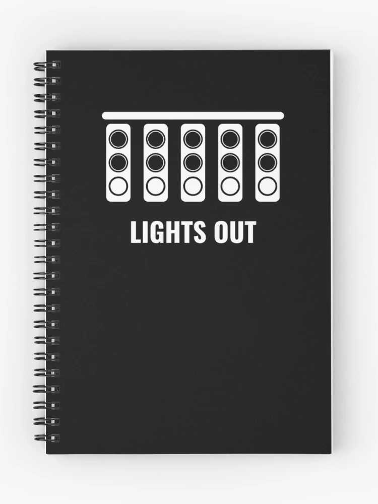 Thumbnail 1 of 3, Journal, Lights Out - Drag Racing Starting Lights Design designed and sold by RageLine.