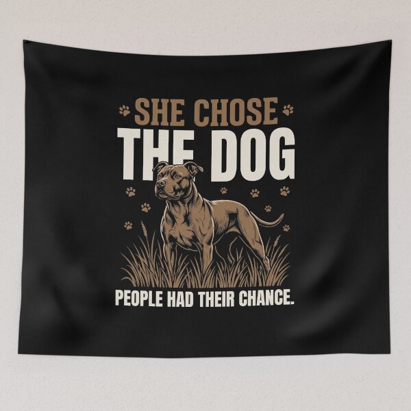 Item preview, She Chose The Dog People Had Their Chance Dog Mom Pet Lover designed and sold by SofenArt.