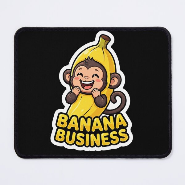 Item preview, Cute Monkey Wearing A Banana Costume designed and sold by Owcomm.