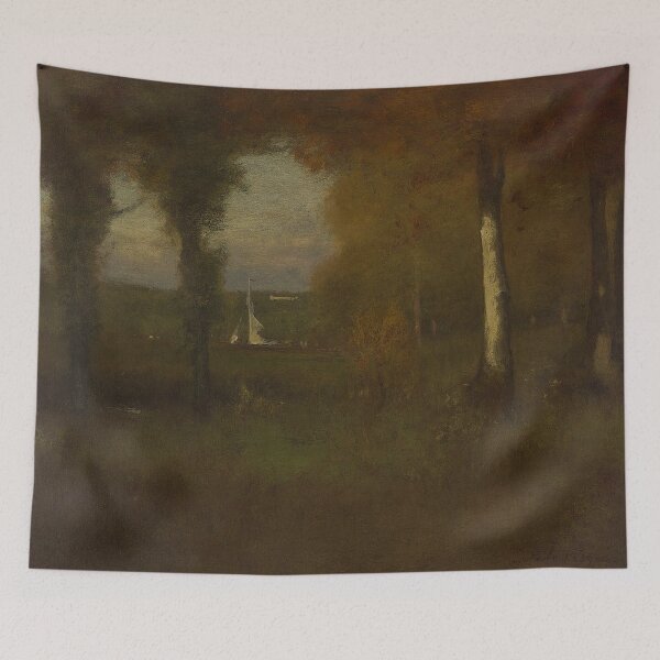 Item preview, A  Glimpse of the Hudson Near Tarrytown. designed and sold by tomorrowsart.