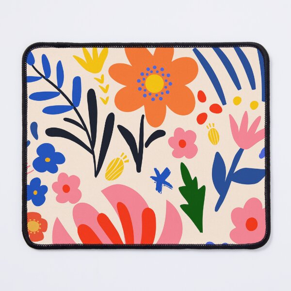 Item preview, Abstract Colorful Spring Flowers Boho Botanical designed and sold by FaizArtShop.