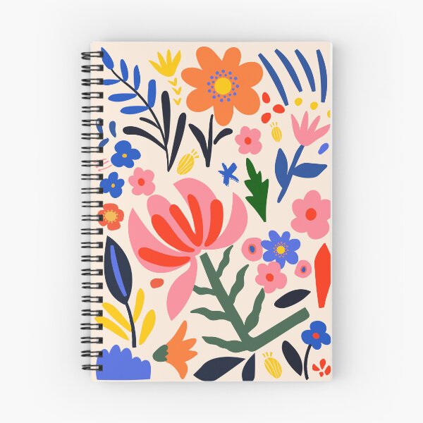 Item preview, Abstract Colorful Spring Flowers Boho Botanical designed and sold by FaizArtShop.