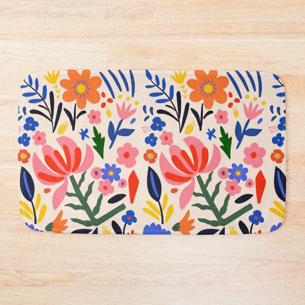 Item preview, Abstract Colorful Spring Flowers Boho Botanical designed and sold by FaizArtShop.