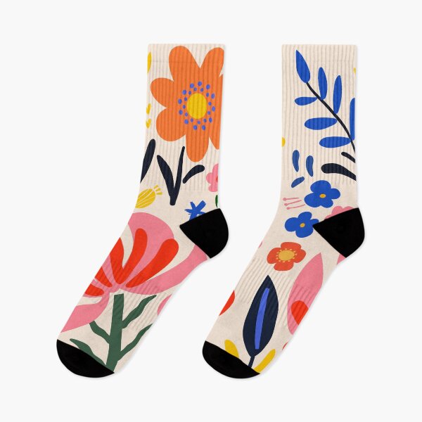 Item preview, Abstract Colorful Spring Flowers Boho Botanical designed and sold by FaizArtShop.