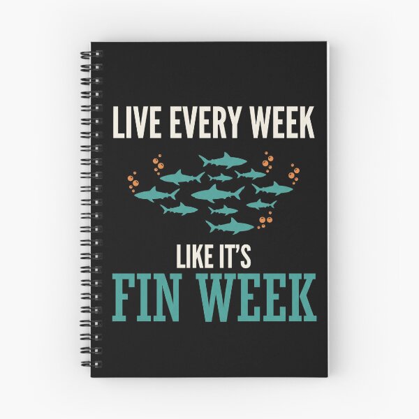 Item preview, Live Every Week Like It's Fin Week Shark Week Ocean Lover Fishing Enthusiast designed and sold by SofenArt.