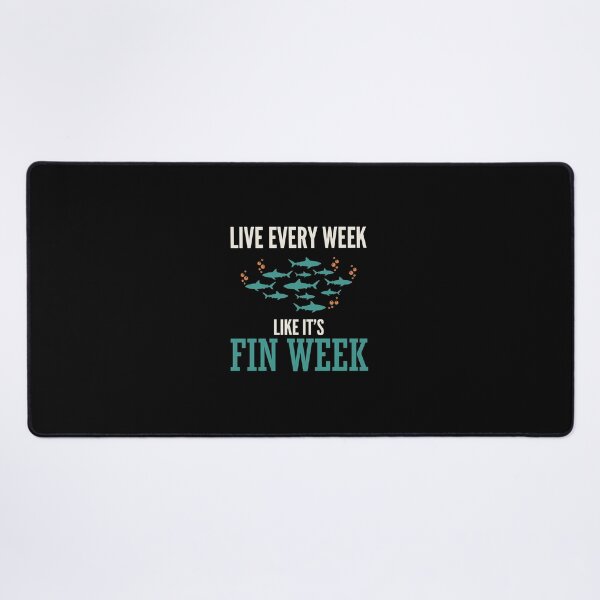 Item preview, Live Every Week Like It's Fin Week Shark Week Ocean Lover Fishing Enthusiast designed and sold by SofenArt.