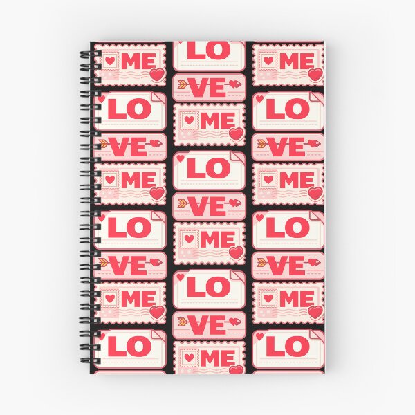 Item preview, LOVE ME Typography Design | Cute Valentine Mail Letter Design designed and sold by TeeTimeTreasure.