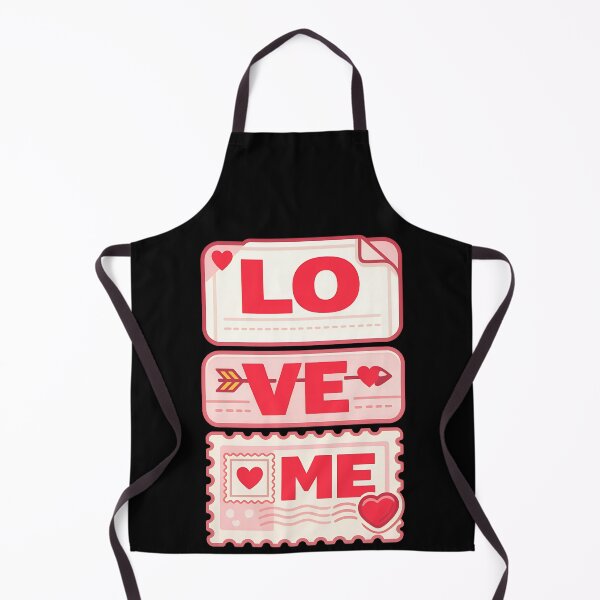 Item preview, LOVE ME Typography Design | Cute Valentine Mail Letter Design designed and sold by TeeTimeTreasure.