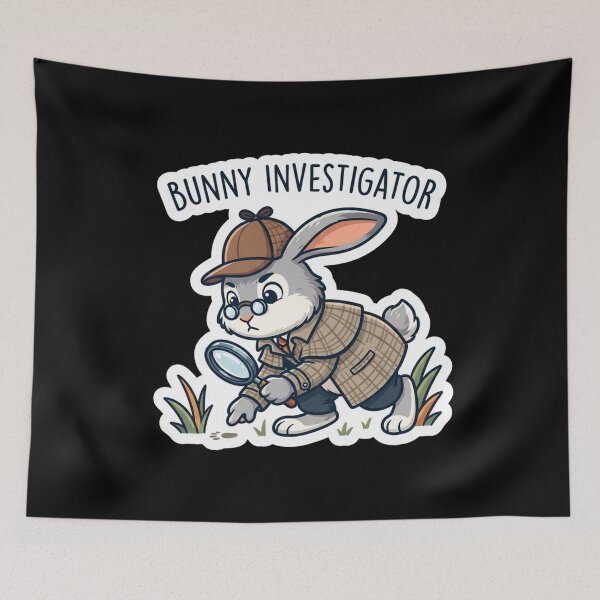 Item preview, Bunny Investigator Searching For The Clues designed and sold by Owcomm.