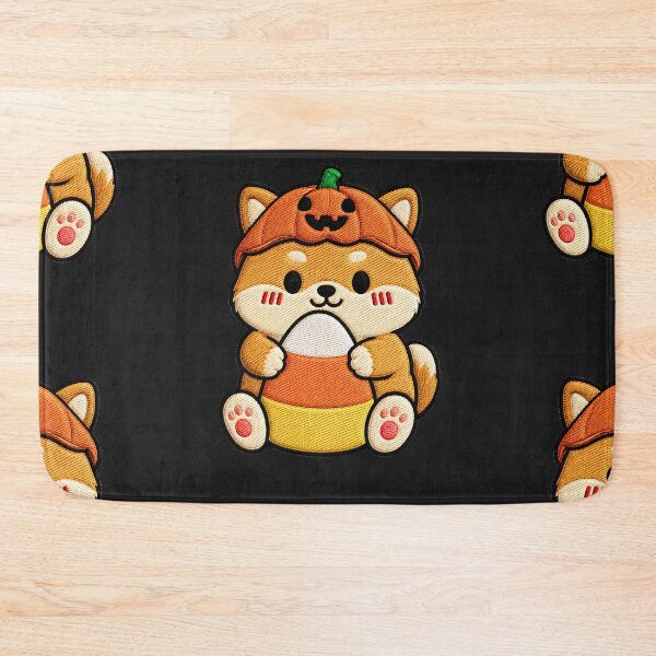 Item preview, Pumpkin Shiba Inu Hugging Candy Corn designed and sold by ColorSplash123.