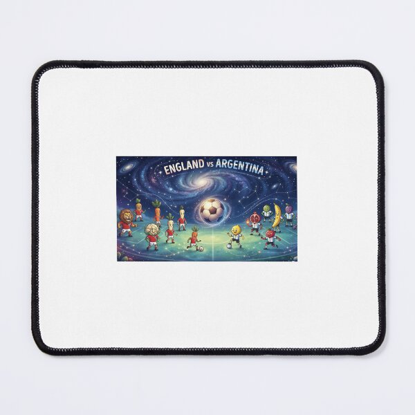 Item preview, World Cup 2026 Semifinal England Argentina Fruit Veggie Art designed and sold by VikrantCreative.