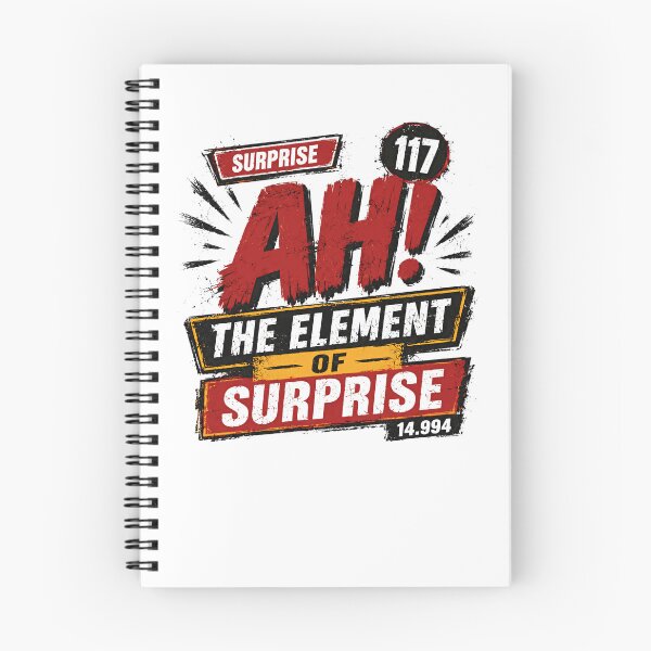 Item preview, Surprise Ah! The Element Of Surprise Chemistry Science Humor Pun designed and sold by RetroMini2026.